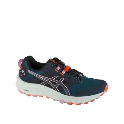 Buty do biegania Asics Trabuco Terra 2 Zielony jasno. Zielone obuwie sportowe damskie Asics, bez wzorów, z gumy, do biegania. Za 499.00 zł.