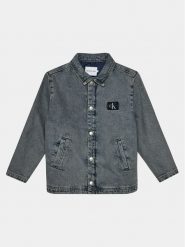 Calvin Klein Jeans Kurtka jeansowa Skater IU0IU00537 Niebieski Relaxed Fit. Niebieskie kurtki i płaszcze dla dziewczynek Calvin Klein Jeans, bez wzorów, z bawełny, bez kaptura. Za 449.99 zł.