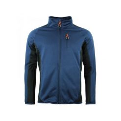 Kurtka polarshell Peak Mountain. Czarne kurtki męskie Peak Mountain, bez wzorów, sportowe, bez kaptura. W wyprzedaży za 217.00 zł.