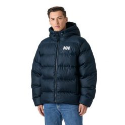 Kurtka z kapturem Helly Hansen Active. Niebieskie kurtki męskie Helly Hansen, m, bez wzorów, z puchu, z kapturem. W wyprzedaży za 893.50 zł.