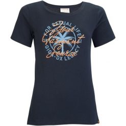 Koszulka damska Killtec GIGA GS 111 WMN TSHRT. Niebieskie koszulki sportowe damskie KILLTEC, bez wzorów, bez kołnierzyka, bez ramiączek. Za 119.99 zł.