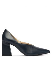 HÖGL Czółenka 0-187521-30000 Granatowy. Niebieskie czółenka damskie HÖGL, bez wzorów, ze skóry, bez obcasa, bez zapięcia. Za 799.99 zł.