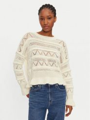 Haveone Sweter MEV-M119 Écru Regular Fit. Swetry damskie Haveone, m, bez wzorów, z wełny, bez kołnierzyka, bez ramiączek, bez kaptura. Za 449.99 zł.