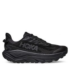 Buty do biegania Hoka. Czarne buty sportowe męskie HOKA, z gore-texu, bez zapięcia, do biegania, gore-tex. Za 819.99 zł.