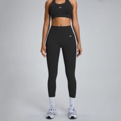 Legginsy Low Sculpt Scrunch - Czarny. Czarne legginsy damskie JOY STUDIO, xs, bez wzorów, z materiału, z podwyższonym stanem, długie, na fitness i siłownię. Za 212.00 zł.