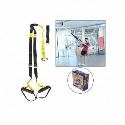 Taśma do podwieszania Softee dynamique. Żółte obuwie sportowe damskie Softee, bez wzorów, z poliesteru, na fitness i siłownię. Za 289.99 zł.