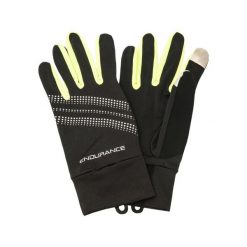 Rękawiczki do biegania Endurance Sherman. Żółte rękawiczki damskie Endurance, bez wzorów. Za 79.99 zł.