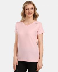 Damska koszulka funkcyjna Kilpi DIMA-W. Czerwone t-shirty damskie Kilpi, s, bez wzorów, z materiału, bez kołnierzyka. Za 112.21 zł.