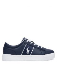 Polo Ralph Lauren Sneakersy RL03874410 Granatowy. Niebieskie buty sportowe chłopięce Polo Ralph Lauren, bez wzorów, ze skóry, bez zapięcia. Za 389.99 zł.