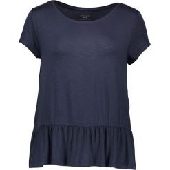 Koszulka w kolorze granatowym. T-shirty damskie Be Yourself, z falbankami. W wyprzedaży za 87.95 zł.