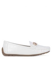 Jenny Fairy Mokasyny WFA1010-4 Biały. Białe mokasyny damskie Jenny Fairy, z syntetyku. Za 99.99 zł.