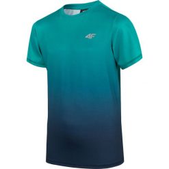 T-shirt chłopięcy (122-164) JTSM412 - błękit turkusowy. T-shirty dla chłopców marki 4F JUNIOR. Za 49.99 zł.
