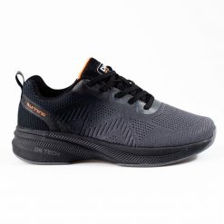 Sportowe buty damskie czarno-szare DK czarne. Czarne obuwie sportowe damskie bez wzorów. Za 206.95 zł.