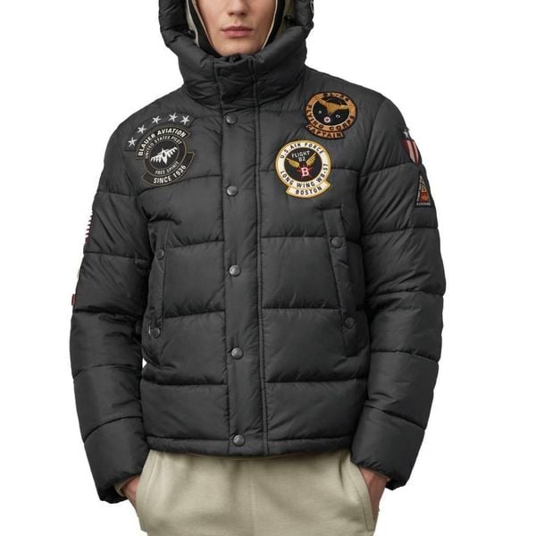 Kurtka BLAUER ACADEMY CARTER Czarny. Czarne kurtki męskie Blauer, bez wzorów, z tkaniny, bez kaptura. Za 1,168.99 zł.