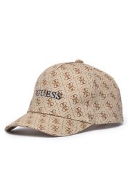 Guess Czapka z daszkiem H6YZ12 W2604 Beżowy. Brązowe rękawiczki dziecięce Guess, z aplikacjami, z bawełny. Za 134.99 zł.