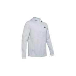 Bluza z kapturem Under Armour DOUBLE KNIT FULL ZIP. Szare bluzy męskie Under Armour, s, bez wzorów, z bawełny, z kapturem. Za 337.15 zł.