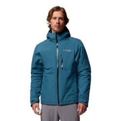 Kurtka Columbia Explorer's Edge™ Ii Kurtka Ocieplana Dorośli. Niebieskie kurtki męskie Columbia, m, bez wzorów, z materiału, z kapturem. Za 884.99 zł.