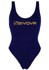 Givova Olympic strój kąpielowy damski – Niebieski, S. Niebieskie kostiumy jednoczęściowe damskie Givova, s, bez wzorów, z materiału, eleganckie, do pływania. Za 144.03 zł.