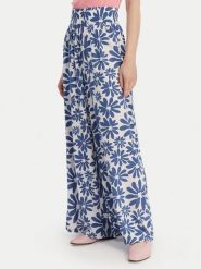 Roxy Spodnie materiałowe W126-RXLTR-1022-21P Niebieski Regular Fit. Niebieskie spodnie materiałowe damskie Roxy, l, bez wzorów, z materiału. Za 129.99 zł.