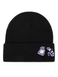 BEETLEJUICE Czapka ACCCS-AW24-323WBBJ-B Czarny. Czarne rękawiczki dziecięce BEETLEJUICE, bez wzorów, z materiału. Za 39.99 zł.