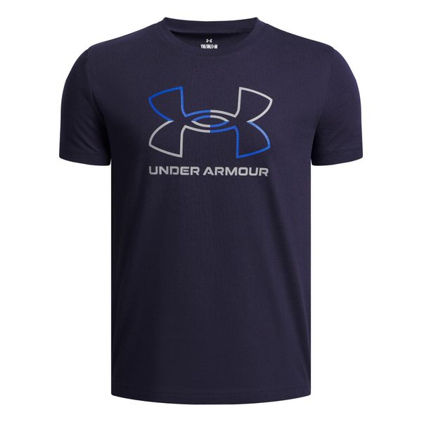Koszulka dla dzieci Under Armour GL Foundation. Czarne t-shirty dla chłopców Under Armour, bez wzorów, z bawełny, bez ramiączek. Za 148.31 zł.