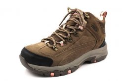 Buty trekkingowe damskie Skechers Trego Alpine Trail. Brązowe trekkingi damskie Skechers, trekkingowe. Za 439.99 zł.