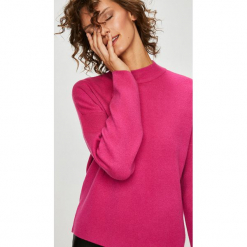 Vero Moda - Sweter Tasty. Różowe swetry damskie Vero Moda, z dzianiny. W wyprzedaży za 129.90 zł.