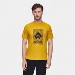 Koszulka męska Alpinus Skrzyczne. Żółte koszulki sportowe męskie Alpinus, l, bez wzorów, bez kołnierzyka, bez ramiączek, trekkingowe. Za 89.00 zł.