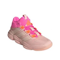Buty sportowe Adidas Court Stabil różowe. Czerwone obuwie sportowe damskie Adidas, bez wzorów, z gumy, do koszykówki. Za 439.75 zł.