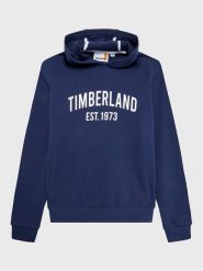 Timberland Bluza T25U07 S Granatowy Regular Fit. Niebieskie bluzy dla chłopców Timberland, bez wzorów, z bawełny, bez ramiączek, bez kaptura. Za 339.99 zł.