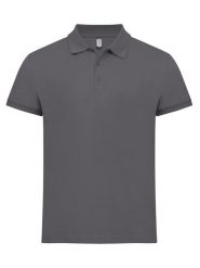 Clique Classic Lincoln S/S koszulka polo męska nowy krój Metal Grey. Szare koszulki polo męskie CLIQUE, m, bez wzorów, z bawełny, klasyczne, bez ramiączek. Za 121.19 zł.