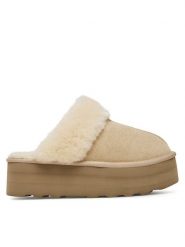 DeeZee Kapcie DZ-AW12 Beżowy. Brązowe kapcie damskie DeeZee, bez wzorów, z materiału. Za 199.99 zł.