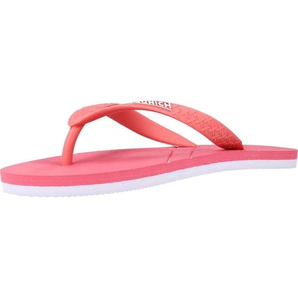 Sandały MUNICH BASIC FLIP FLOP SCALLOP Rose. Czerwone buty sportowe męskie munich, z gumy, bez zapięcia. Za 70.99 zł.