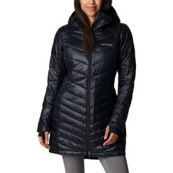 Kurtka zimowa damska Columbia Joy Peak Mid. Czarne kurtki sportowe damskie Columbia, na zimę, s, bez wzorów, bez kaptura, trekkingowe. W wyprzedaży za 679.00 zł.