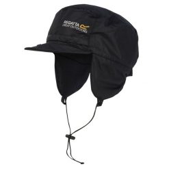 Męska czapka Padded Igniter czarna. Brązowe czapki i kapelusze męskie Regatta, bez wzorów, klasyczne. W wyprzedaży za 79.99 zł.