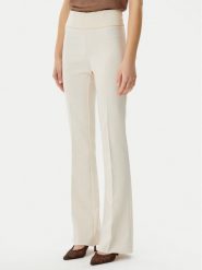 Rinascimento Spodnie materiałowe CFC0123106003 Beżowy Regular Fit. Brązowe spodnie materiałowe damskie Rinascimento, xl, bez wzorów, z materiału. Za 259.99 zł.