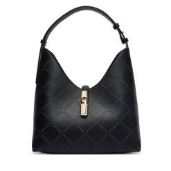 Torebka Furla. Czarne torebki do ręki damskie Furla, bez wzorów, klasyczne, bez dodatków. Za 1,389.00 zł.