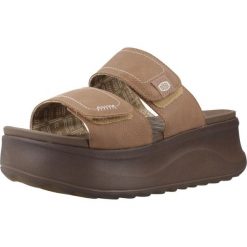 Sandały HEY DUDE DELRAY SLIDE CLASSIC Jasnobrązowy. Brązowe sandały damskie PRO BRANDS, bez wzorów, z syntetyku, bez obcasa, bez zapięcia. Za 318.41 zł.