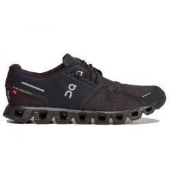 Buty do chodzenia damskie On Running Cloud 5 Czarne. Czarne obuwie sportowe damskie On Running, bez wzorów, z materiału, trekkingowe. Za 989.99 zł.