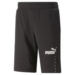 Szorty Puma Ess Block X Tape 10''. Czarne buty sportowe męskie Puma, bez zapięcia, na fitness i siłownię. W wyprzedaży za 167.40 zł.