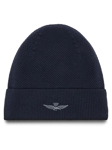 Aeronautica Militare Czapka 252CU0086UL00903 Granatowy. Niebieskie rękawiczki męskie Aeronautica Militare, na zimę, bez wzorów, z wełny. Za 179.99 zł.