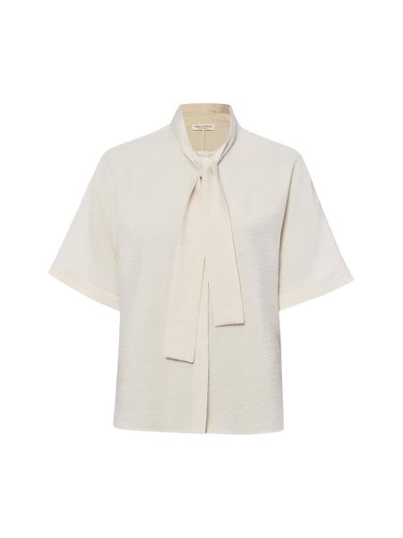 Marc O'Polo Bluzka Kobiety beżowy, 38. Brązowe bluzki damskie Marc O'Polo, bez wzorów, biznesowe, bez kołnierzyka, bez ramiączek. Za 329.95 zł.