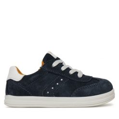 Sneakersy Primigi. Niebieskie trampki i tenisówki chłopięce Primigi, bez wzorów, bez zapięcia. Za 159.99 zł.