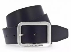 TOM TAILOR MĘSKI PASEK SKÓRZANY NA BOLEC SKÓRA 40mm Gurtel BLACK TG1016R57. Czarne paski damskie Tom Tailor, bez wzorów, ze skóry, klasyczne. Za 99.99 zł.