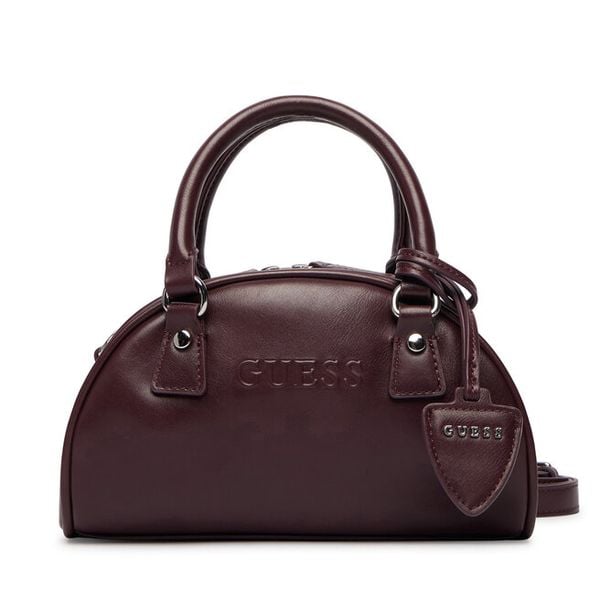 Torebka Guess. Fioletowe torebki do ręki damskie Guess, z aplikacjami, klasyczne, bez dodatków. Za 344.99 zł.