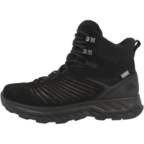 Buty do chodzenia męskie Hanwag Blueridge Es. Czarne trekkingi męskie Hanwag, na zimę, za kostkę, trekkingowe. Za 805.00 zł.