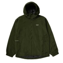 Kurtka turystyczna męska HUF Set Shell. Zielone kurtki męskie HUF, m, bez wzorów, z nylonu, trekkingowe. Za 456.55 zł.