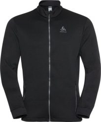 Bluza narciarska męska rozpinana z półgolfem Odlo BERRA. Czarne bluzy sportowe męskie Odlo, l, bez wzorów, z elastanu, z kapturem, narciarskie. Za 400.35 zł.
