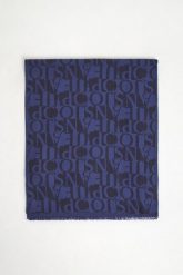 Szalik męski z logo Lex JOOP! JEANS. Szaliki męskie JOOP! Jeans, bez wzorów, z jeansu. W wyprzedaży za 191.80 zł.