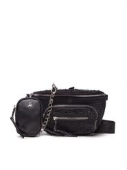 Steve Madden Nerka Bmaxima SM13000640-02002-BLK Czarny. Czarne torebki do ręki damskie Steve Madden, bez wzorów, z materiału, bez dodatków. Za 385.99 zł.